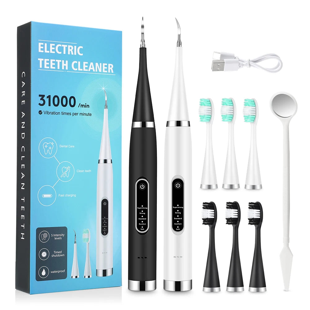 Ultrasonic dental scaler with LED camera