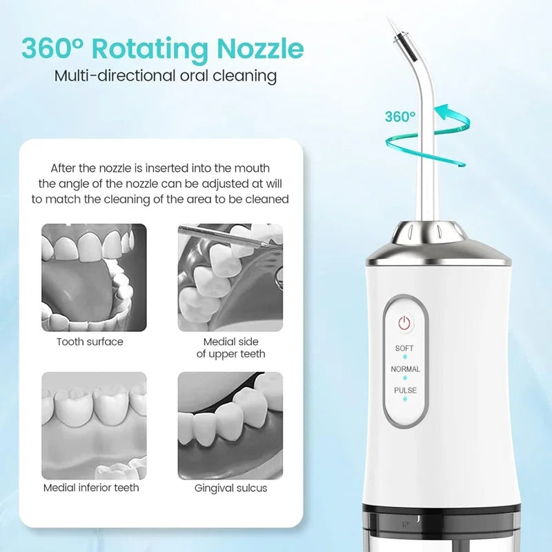 Four interchangeable jet tips included