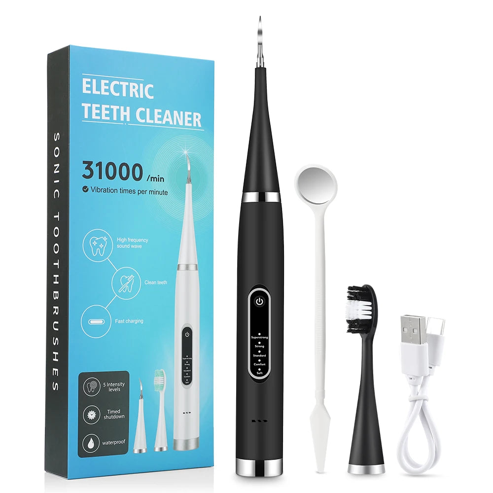Black finish version of the dental scaler